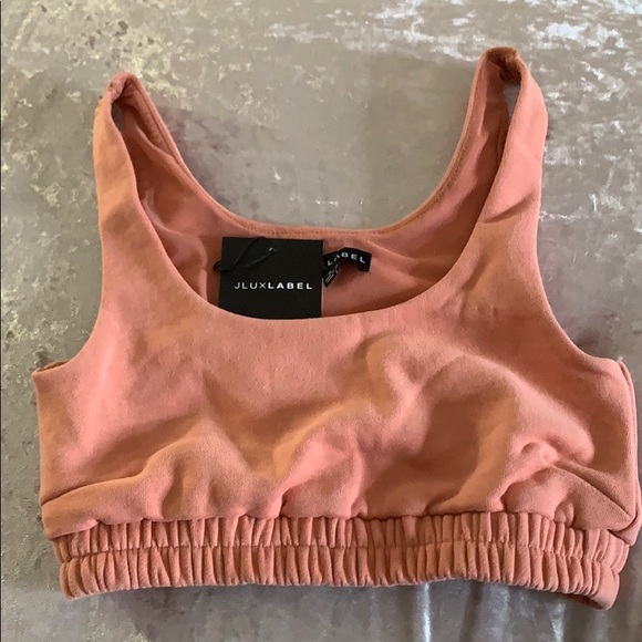 JLUXLABEL Tops - Fleece crop top/bra